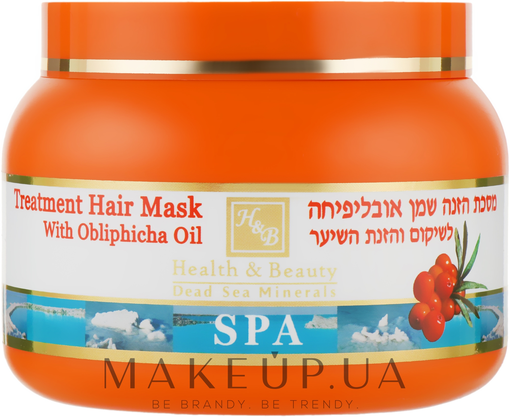 Маска для волос с добавлением масла облепихи - Health And Beauty Treatment Hair Mask With Obliphica Oil — фото 250ml