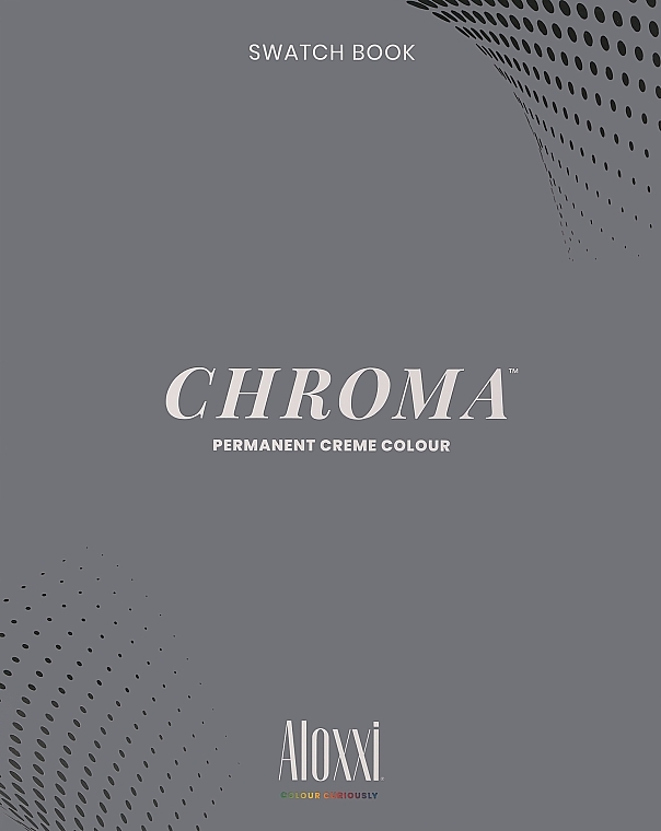 Палітра кольорів фарби для волосся - Aloxxi Swatch Book CHROMA Permanent Creme Colour — фото N1