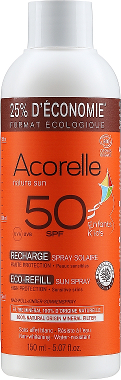 Детский солнцезащитный спрей - Acorelle Sun Spray Kids SPF 50 — фото N1