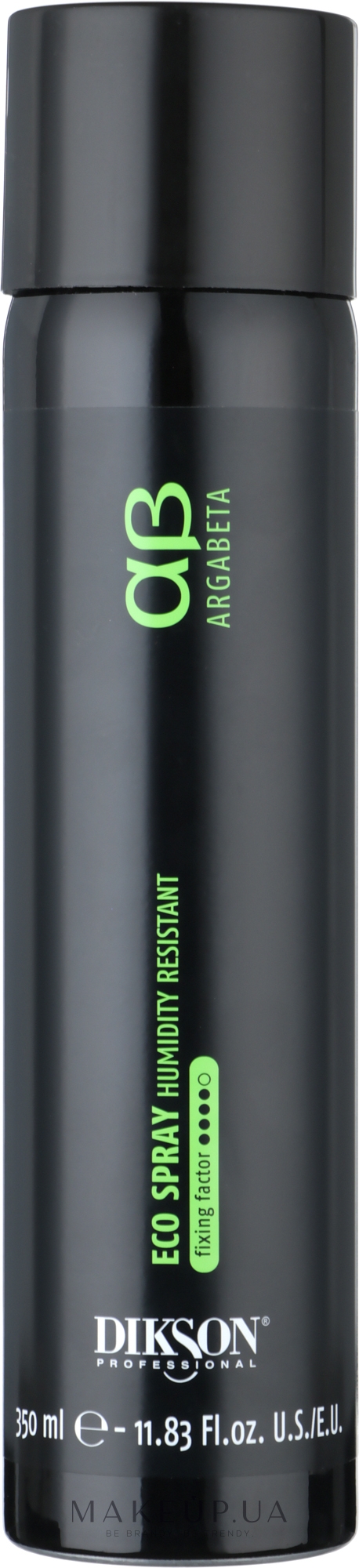 Экологический лак-спрей сильной фиксации - Dikson ArgaBeta 15 Eco Spray Humidity Resistant — фото 350ml