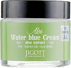 Успокаивающий крем с экстрактом алоэ - Jigott Aloe Water Blue Cream — фото N2