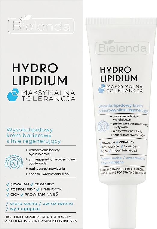 Восстанавливающий крем для лица - Bielenda Hydro Lipidium Face Cream — фото N2