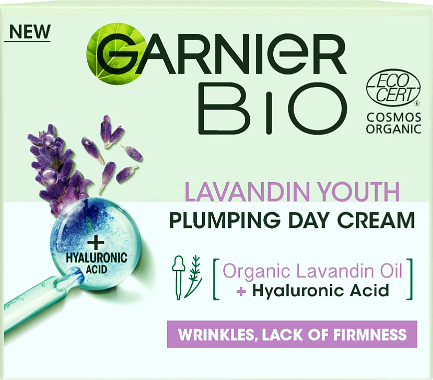 Антивіковий денний крем для обличчя з екстрактом лавандину - Garnier Bio Regenerating Lavandin Anti-Age Day Care — фото N3