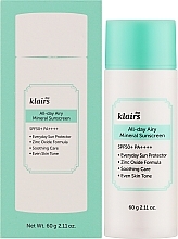 Мягкий минеральный солнцезащитный крем - Klairs All-day Airy Mineral Sunscreen — фото N4