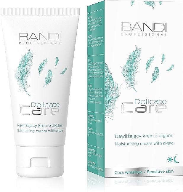 Зволожувальний крем з водоростями, у тубі - Bandi Professional Delicate Care Moisturizing Cream with Algae — фото N2