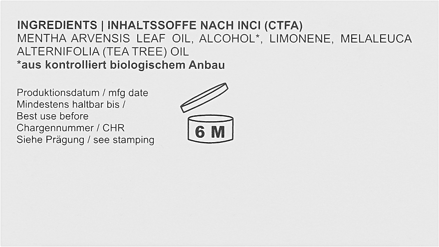 Лосьйон Chin Min з м'ятою і чайним деревом - Styx Naturсosmetic Chin Min Minz Oil — фото N3