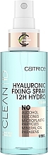 Зволожувальний фіксувальний спрей з гіалуроновою кислотою - Catrice Clean ID Moisturizing Fixing Spray — фото N1