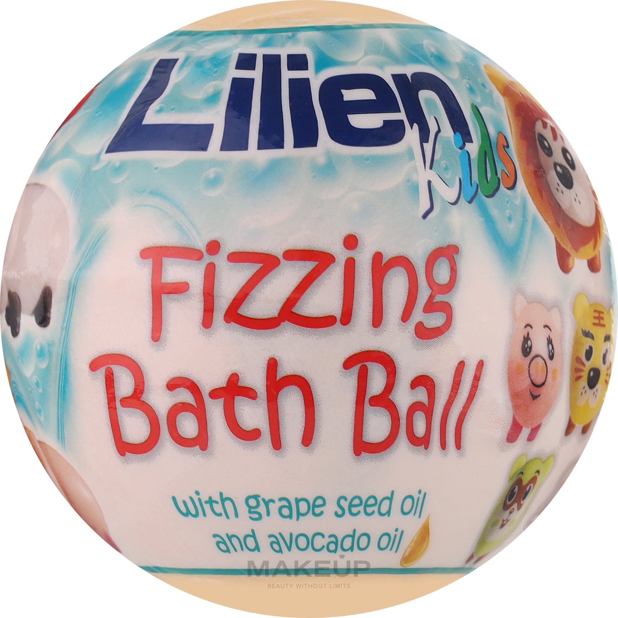 Детская бомбочка для ванны с сюрпризом - Lilien Fizzing Bath Ball — фото 140g