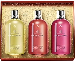 Molton Brown Floral & Spicy Body Care Gift Set - Набор (sh/gel/3x300ml) — фото N1