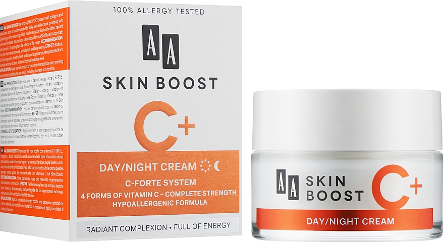 Денний крем для обличчя - AA Cosmetics Skin Boost C+ System C-Forte Day Cream — фото N2