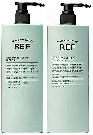 Набор - REF Weightless Volume Duo (shm/750ml + cond/750ml) — фото N1