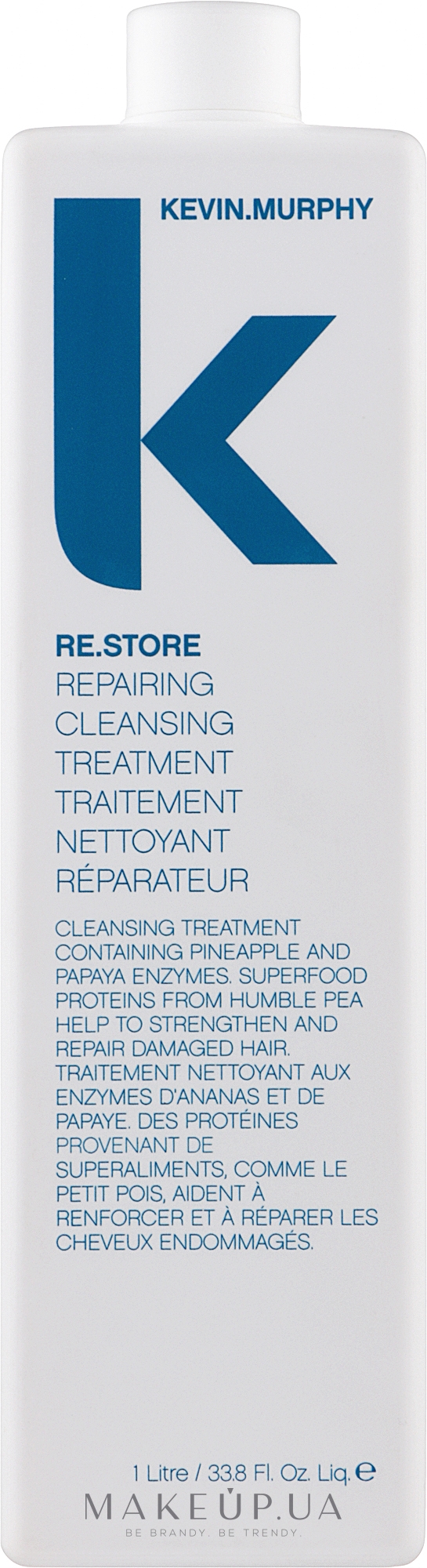 Реконструювальний очищувальний засіб для волосся - Kevin Murphy Re.Store Repairing Cleansing Treatment — фото 1000ml