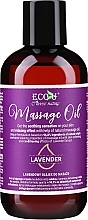 Масажна олія з екстрактом лаванди - Eco U Lavender Massage Oil — фото N1