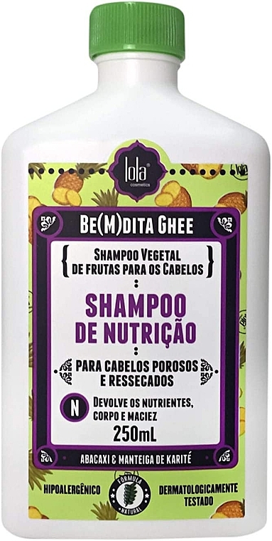 Питательный шампунь для волос - Lola Cosmetics Be(M)dita Ghee Nourishing Shampoo — фото N1