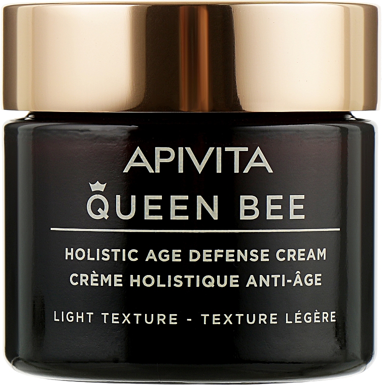 Крем для обличчя нічний, для комплексного захисту від старіння - Apivita Queen Bee Holistic Age Defense Night Cream — фото N1