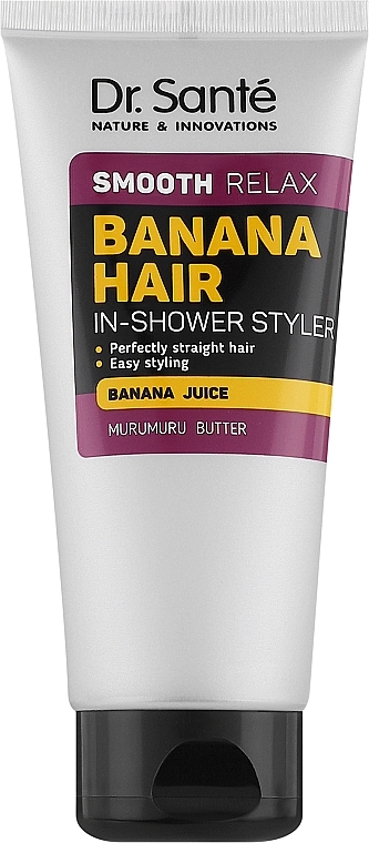 Средство для гладкости волос - Dr. Sante Banana Hair Smooth Relax In-shower Styler