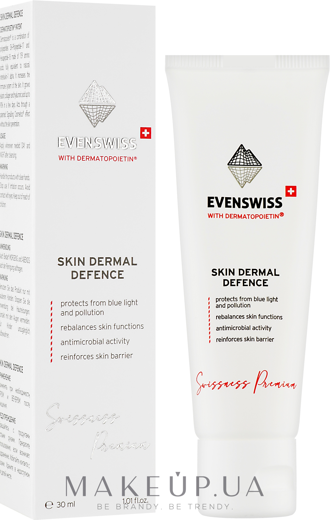 Крем "Дермальная защита" - Evenswiss Skin Dermal Defense — фото 30ml