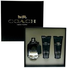 Духи, Парфюмерия, косметика Coach For Men - Набор (edt/100ml + ash/b/100ml + sh/gel/100ml)