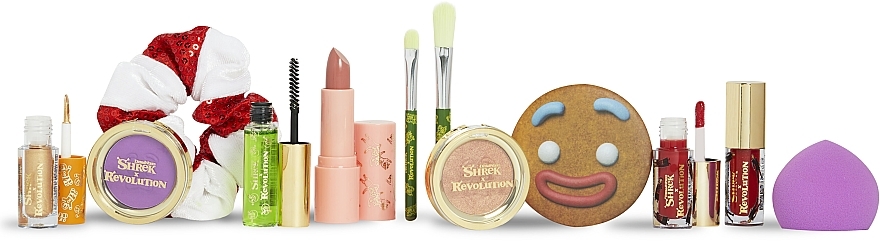 Палетка для брів  - Makeup Revolution Shrek x Revolution Gingy 12 days Advent Calendar — фото N3