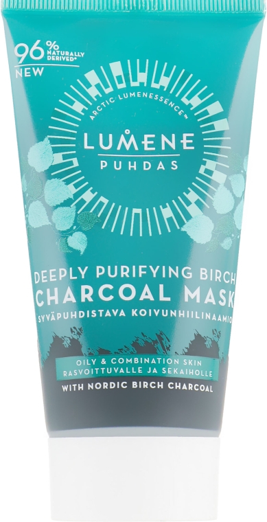 Маска с березовым углем для глубоко очищения - Lumene Puhdas Deeply Purifying Birch Charcoal Mask