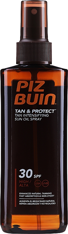 Спрей для тіла - Piz Buin Tan&Protect Oil Spray Spf30 — фото N1