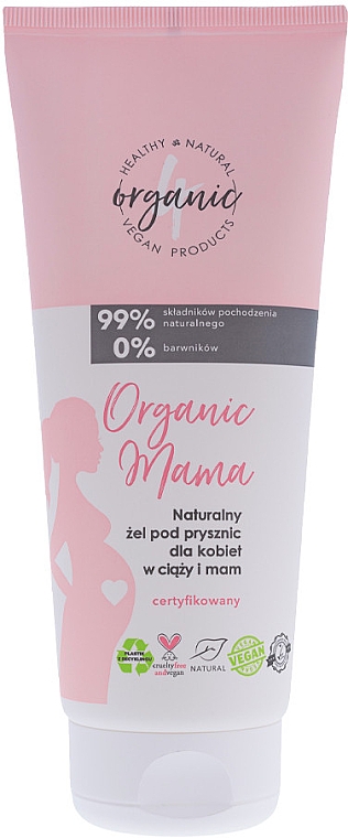 Гель для душа, для мам и беременных - 4Organic Organic Mama Natural Shower Gel