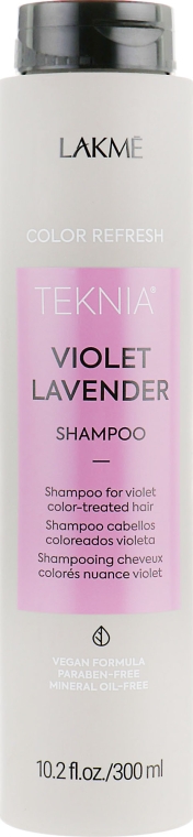 Шампунь для обновления цвета фиолетовых оттенков волос - Lakme Teknia Color Refresh Violet Lavender Shampoo