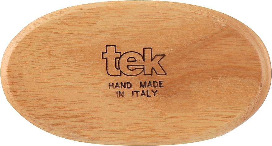Овальна маленька щітка для чоловіків, ясень - Tek Professional — фото N2