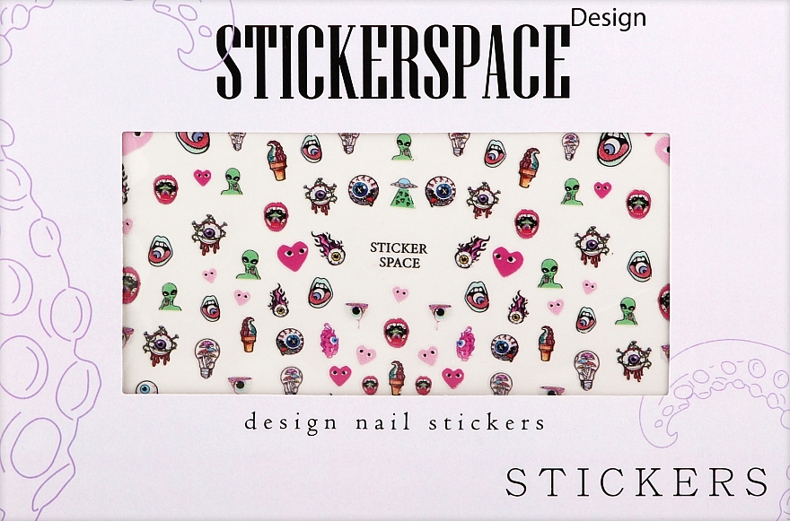 Дизайнерские наклейки для ногтей "Fly Out" - StickersSpace — фото N1