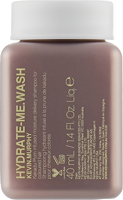Шампунь для интенсивного увлажнения волос - Kevin.Murphy Hydrate-Me Rinse Shampoo (мини) — фото N1