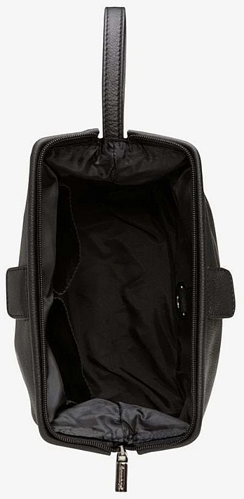 Косметичка, черная - Dbramante1928 Hellerup Toiletry Bag Pebbled Black — фото N3