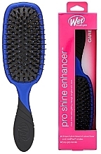 Расческа для блеска волос, синяя - Wet Brush Pro Shine Enhancer Royal Blue — фото N3