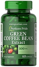 Духи, Парфюмерия, косметика Диетическая добавка "Экстракт зеленого кофе", 100 Mg - Puritan's Pride Green Coffee Bean Extract 