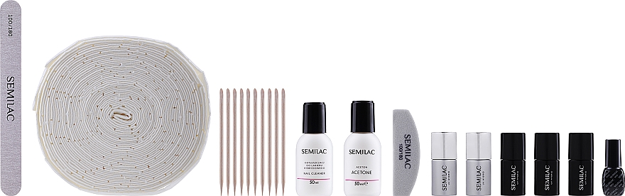 Набор для гелевого маникюра - Semilac Love Me Customized Manicure Kit — фото N2