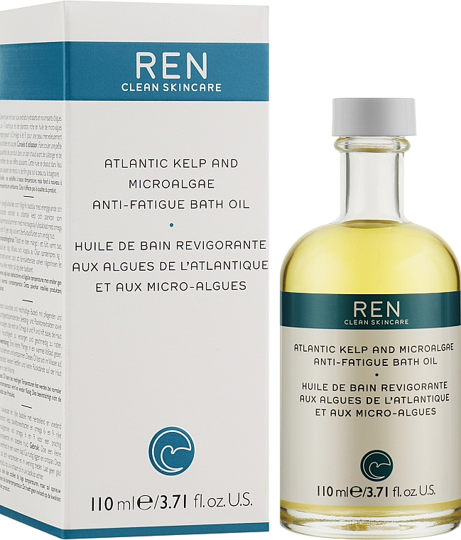 Олія для ванни - Ren Atlantic Kelp and Magnesium Anti-Fatigue Bath Oil — фото N2