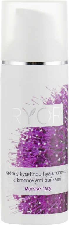 Крем с гиалуроновой кислотой и стволовыми клетками - Ryor Cream With Hyaluronic Acid And Stem Cells — фото N2
