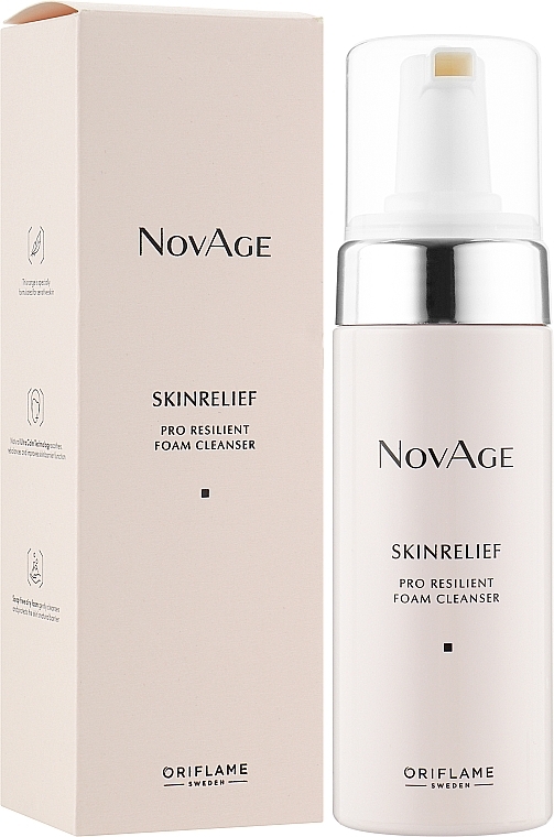 УЦЕНКА Очищающая пенка-комфорт для лица - Oriflame NovAge Skinrelief Pro Resilient Foam Cleanser * — фото N2