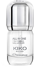 Парфумерія, косметика Засіб для догляду за нігтями 7 в 1 - Kiko Milano All in One 7-in-1 Caring Nail Lacquer