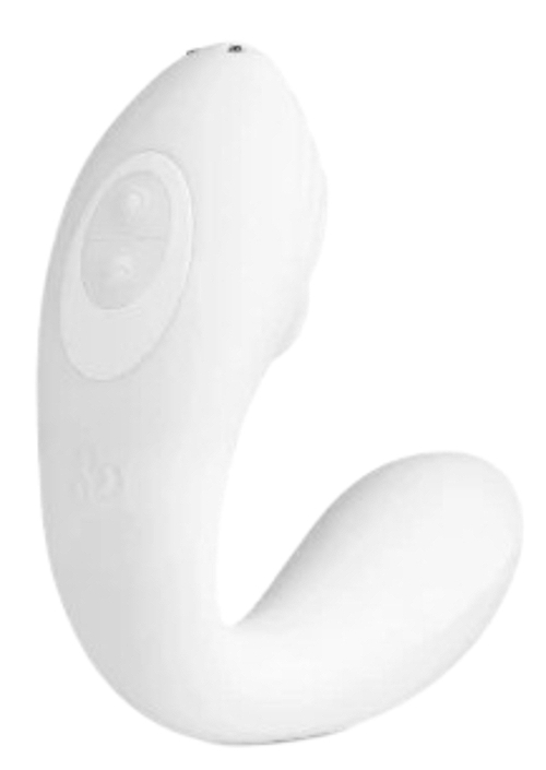 Стимулятор точки G, белый - So Divine Pearl Vibe 2 In 1 G-Spot & Suction Stimulator — фото N2