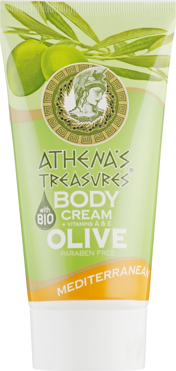Оливковий зволожувальний крем для тіла "Середземноморський" - Athena’s Treasures Olive Body Cream Mediterranean — фото N1