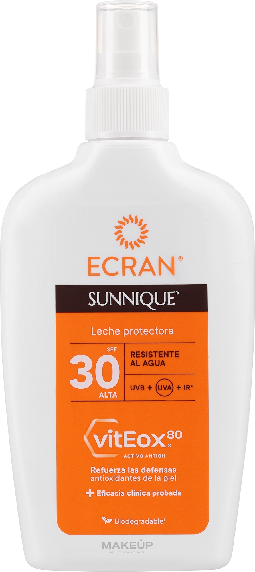 Солнцезащитное молочко - Ecran Sun Lemonoil Sun Milk Spray Spf30 — фото 200ml