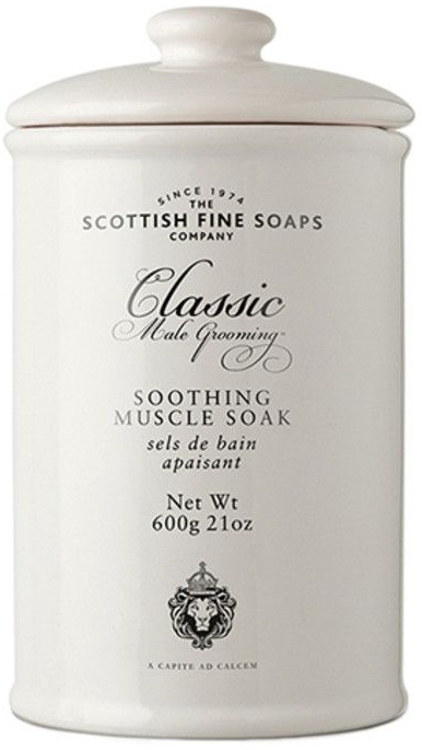 Расслабляющая солевая смесь для ванны - Scottish Fine Soaps Classic Male Grooming Soothing Muscle Soak — фото N1
