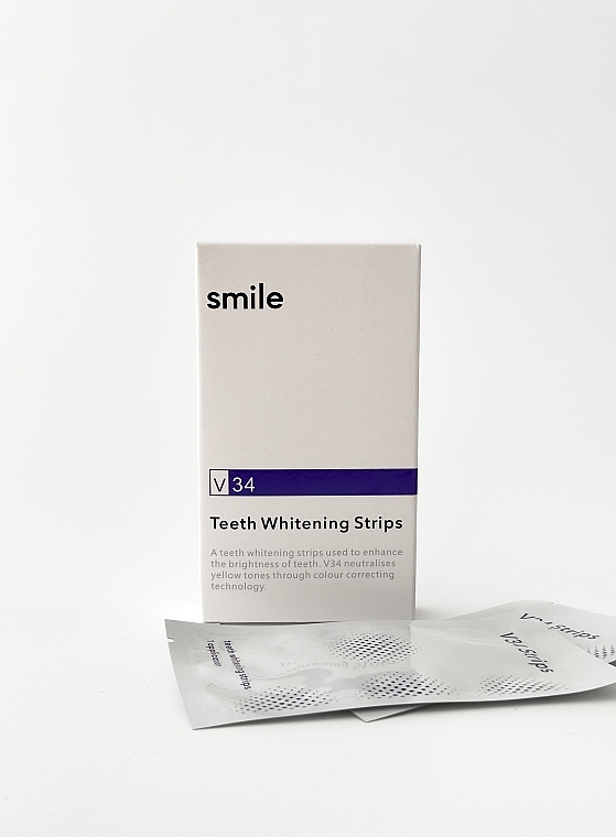 Отбеливающие полоски для зубов - Smilekit Smile V34 Teeth Whitening Strips — фото N3