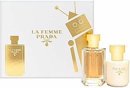 Духи, Парфюмерия, косметика Prada La Femme Prada - Набор (edp/50ml + b/lot/100ml)