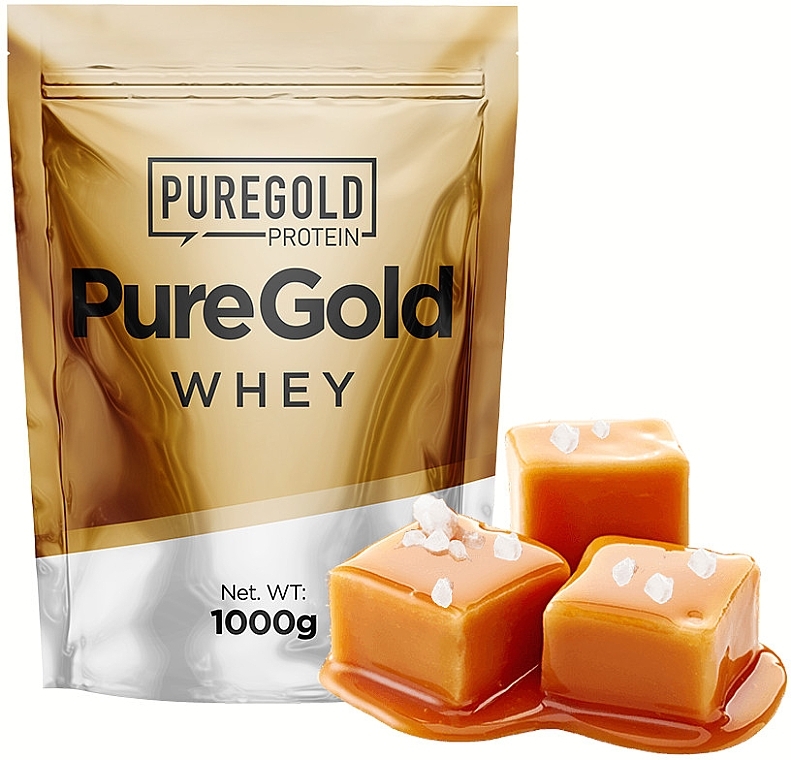 Протеин "Соленая карамель" - PureGold Whey Protein Salted Caramel — фото N1