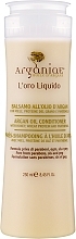 Кондиционер для всех типов волос с аргановым маслом, медом, протеинами и пантенолом - Arganiae L'oro Liquido Argan Oil Conditioner — фото N1