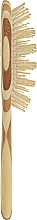 Щетка бамбуковая вентилируемая, овальная - Olivia Garden Healthy Hair Oval Vent Epoxy Eco-Friendly Bamboo Brush — фото N3