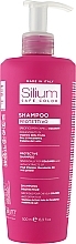Шампунь для збереження кольору фарбованого волосся з молочним протеїном і олією макадамії - Silium Safe Color Shampoo — фото N2