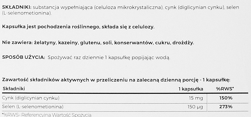 Пищевая добавка "ZnSe, цинк и селен", в капсулах - Laborell — фото N3