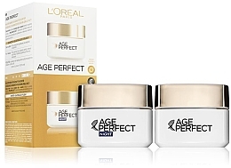 Духи, Парфюмерия, косметика Набор - L'Oreal Paris Age Perfect Duopack Skin Care Gift Set (d/cr/50ml + n/cr/50ml)
